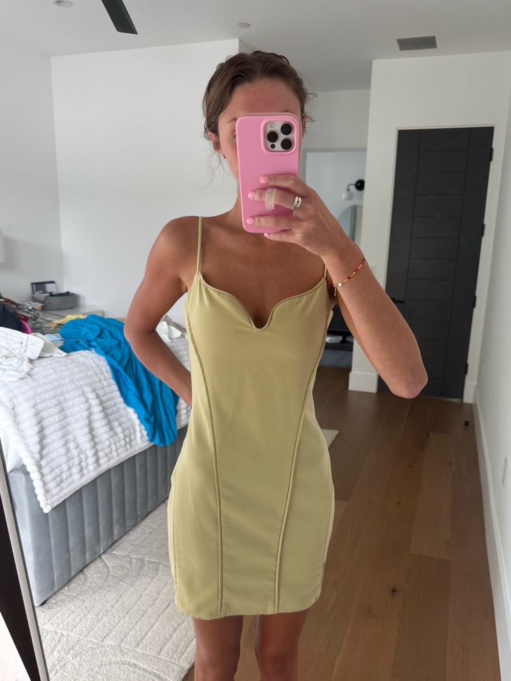 Princess Polly Olive Mini Dress